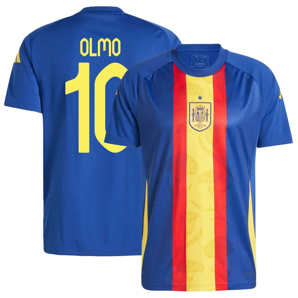 Dani Olmo #10 Selección De Fútbol De España Euro 2024 - Pre Partido - Camiseta Hombre - Hombre