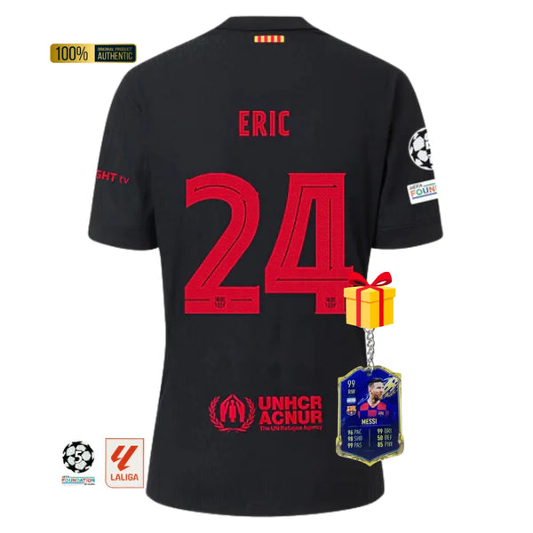 #24 ERIC Camiseta Hombre Segunda Equipación 24/25 FC Barcelona