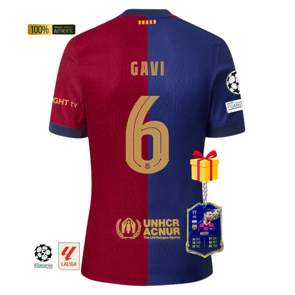 #6 GAVI Camiseta Hombre Primera Equipación 24/25 FC Barcelona