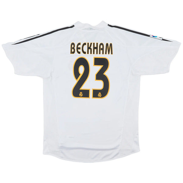 Camiseta Beckham #23 Real Madrid Retro Home 2004/05 + 5 REGALOS 🎁