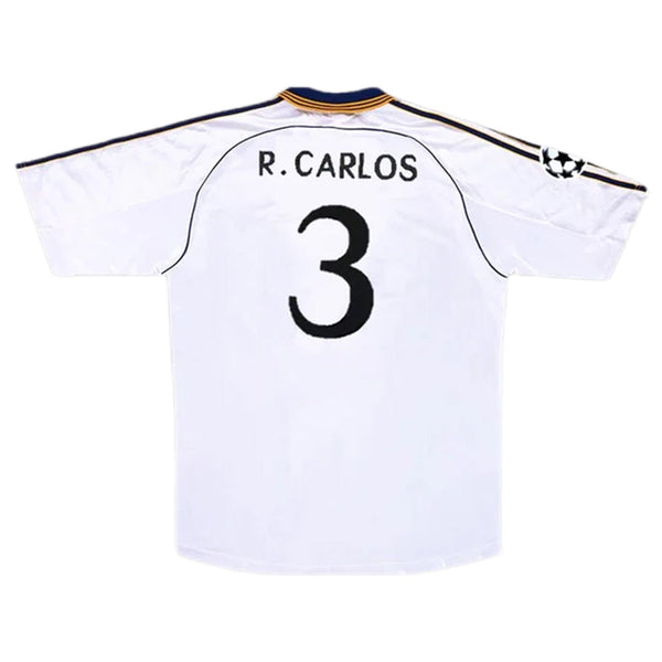 Camiseta Real Madrid R.Carlos #3 Retro Home 1998/00 + 5 REGALOS 🎁