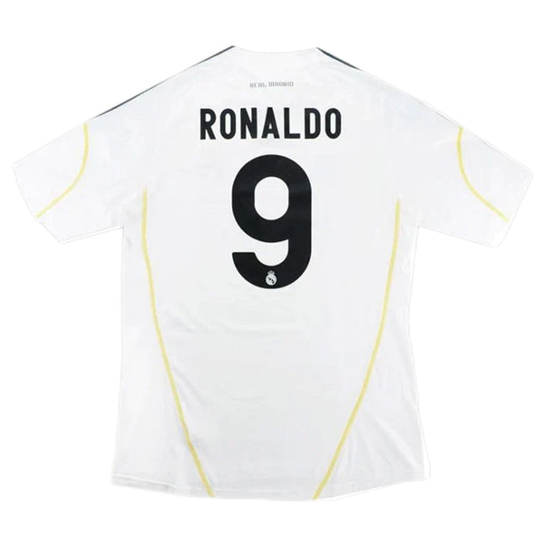 Camiseta Real Madrid Ronaldo #9 Retro Home 2009/10 + 5 REGALOS 🎁