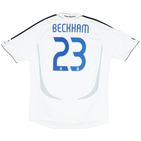 Camiseta Beckham #23 Real Madrid Retro Home 2006/07 + 5 REGALOS 🎁