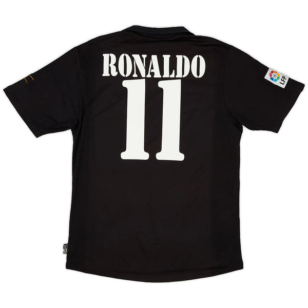 Camiseta Ronaldo #11 Real Madrid Retro Centenario Away 2002/03 + 5 REGALOS 🎁