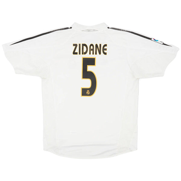 Camiseta Zidane #5 Real Madrid Retro Home 2004/05 + 5 REGALOS 🎁